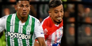 Primer gol de Fernando Uribe en Junior: ¡A Atlético Nacional en el Atanasio!