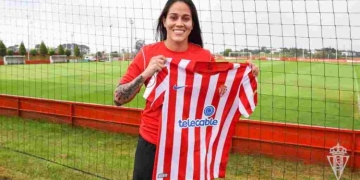 Marcela Restrepo: debut y golazo con el Real Sporting