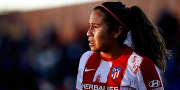 Leicy Santos volvió al gol con Atlético de Madrid