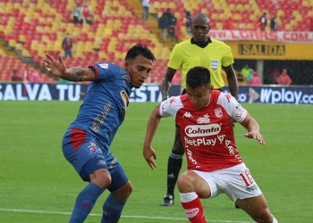 Apretada victoria de Santa Fe sobre el Medellín