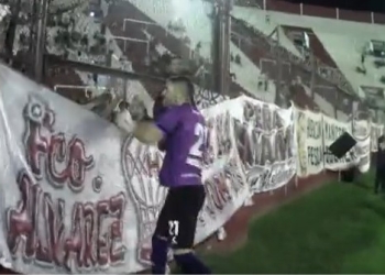 Así reaccionó Andujar ante agresiones de hinchas de Huracán