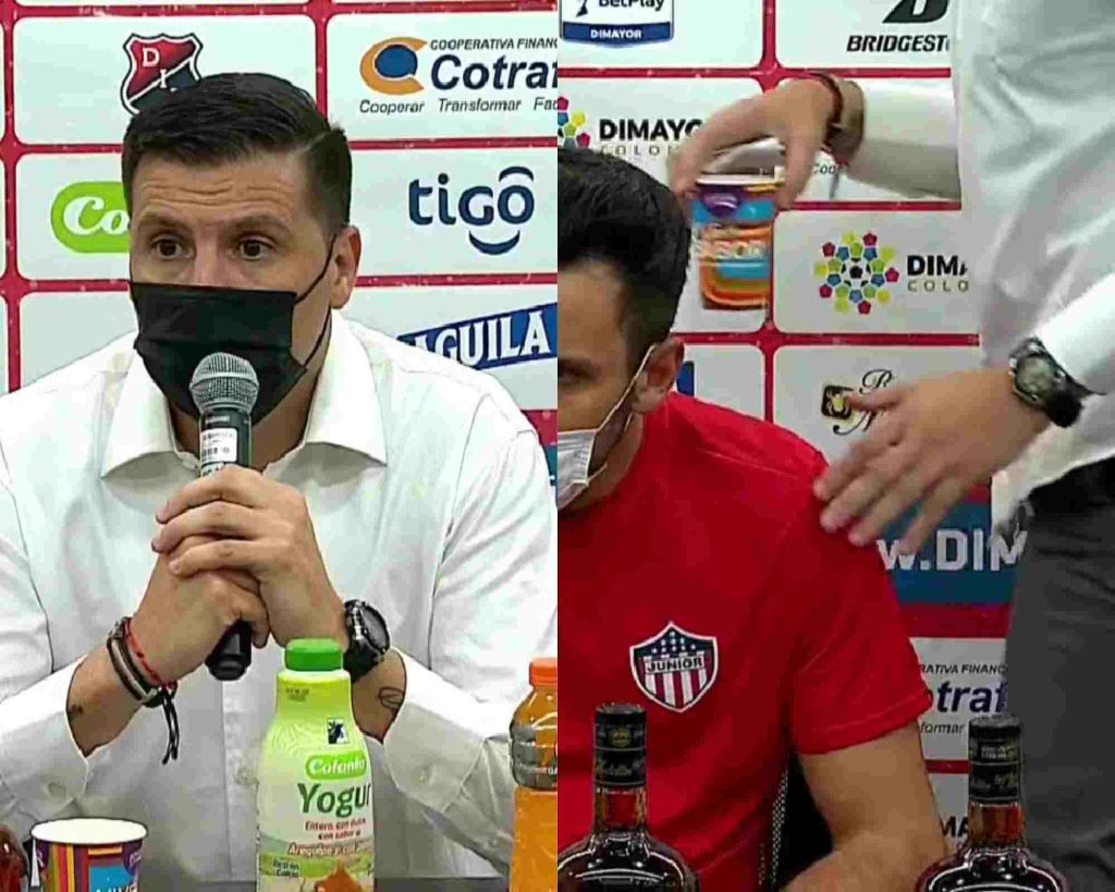 ¡Cruz Real se fue de la rueda de prensa! Esto dijo el DT de Junior