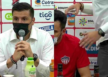 ¡Cruz Real se fue de la rueda de prensa! Esto dijo el DT de Junior