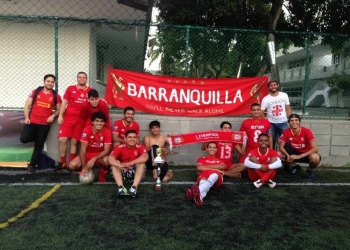 El Liverpool de Barranquilla que apoya a Luis Díaz
