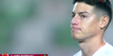 James Rodríguez reapareció en Catar y salvó de la derrota a Al Rayyan