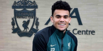 Luis Díaz: así fue su primer entrenamiento con Liverpool