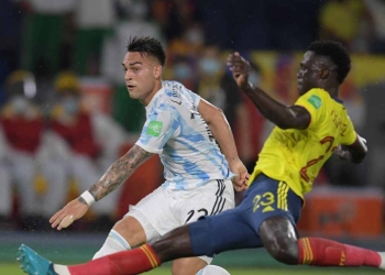 Formaciones titulares: Argentina vs. Colombia, Eliminatorias
