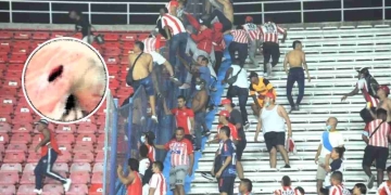 La lamentable agresión a un hincha de América en el Metropolitano