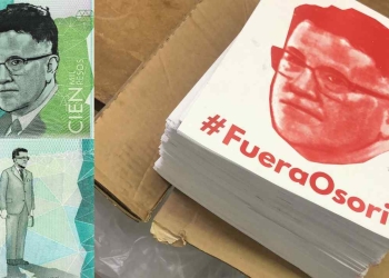 Los billetes y carteles en contra de Osorio en el Pascual Guerrero