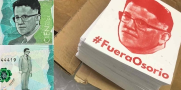 Los billetes y carteles en contra de Osorio en el Pascual Guerrero