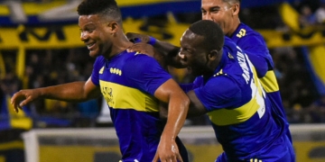 Triunfo de Boca con asistencia de Villa, gol de Fabra y aplauso de Riquelme