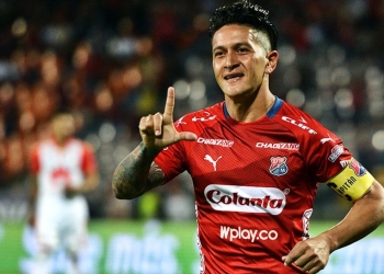 Germán Cano y un récord con DIM que no podrá batir en Brasil