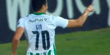 Gio Moreno y el gol más esperado en Atlético Nacional