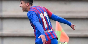 ¡Otro gol de la joya colombiana que está en La Masía del Barcelona!