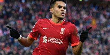 Espectacular gol de Luis Díaz con el Liverpool