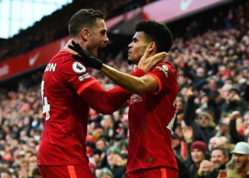Del capitán de Liverpool para Luis Díaz por su gol. ¡Y la respuesta de Lucho!