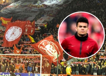 ¡La canción de los hinchas de Liverpool para Luis Díaz!