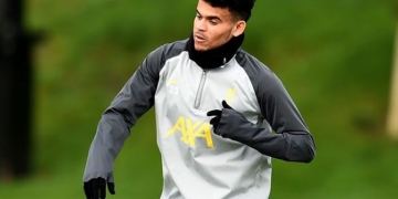 Así se divierte Luis Díaz con sus compañeros del Liverpool