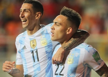 Lautaro Martínez, igual que en la Copa América ante Colombia