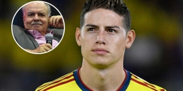 Iván Mejía a James Rodríguez
