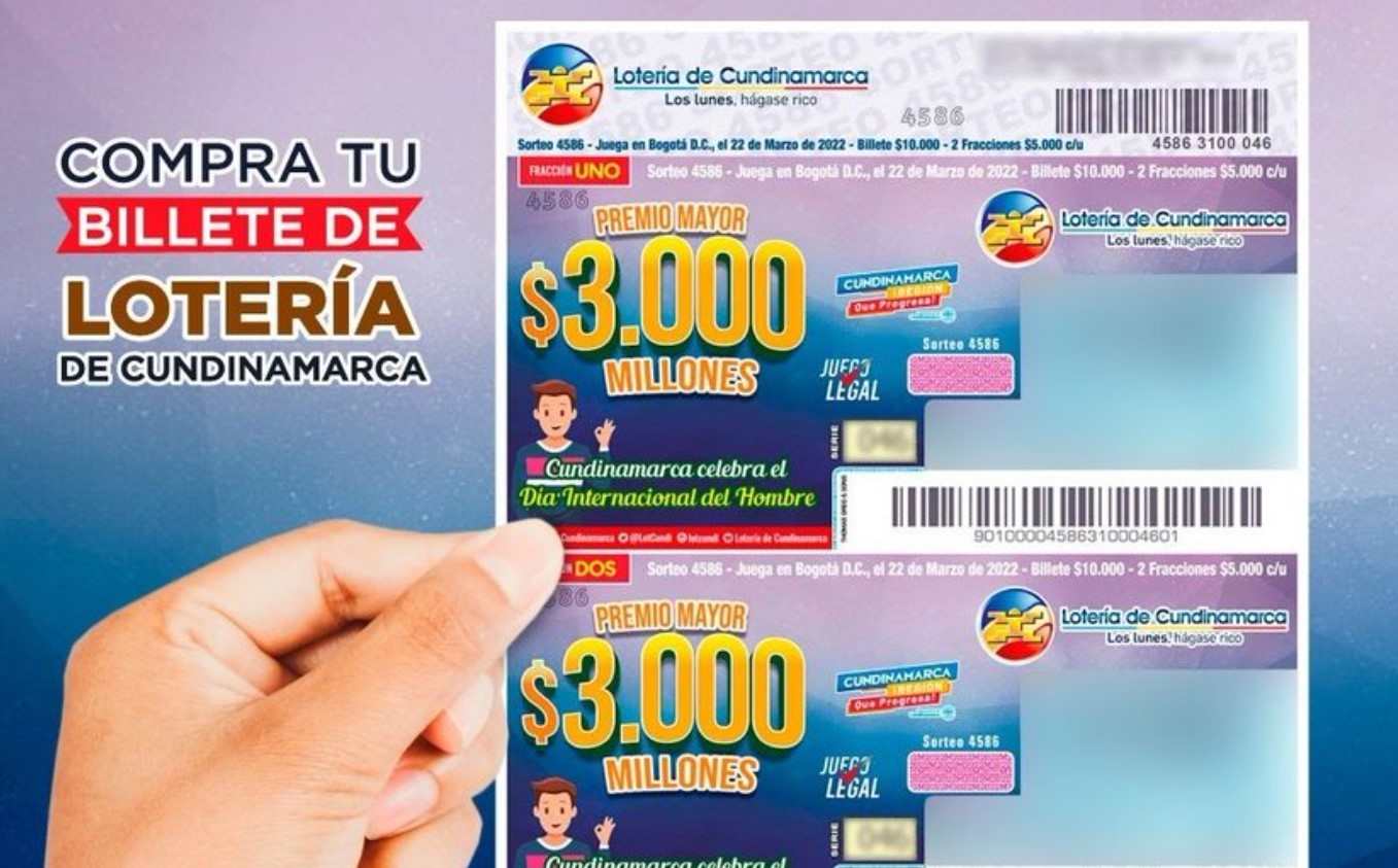 Resultado sorteo Lotería de Cundinamarca, 22 de marzo 2022