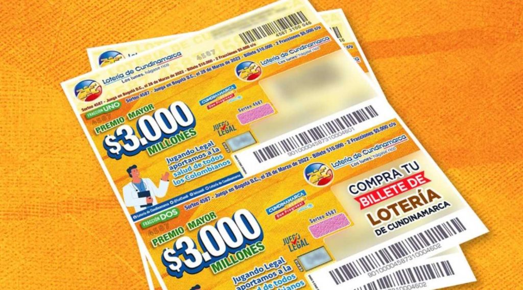 Resultado sorteo Lotería de Cundinamarca, 28 de marzo del 2022