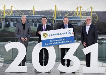 Juntos desde 1974, Borussia Dortmund y Signal Iduna renuevan hasta 2031