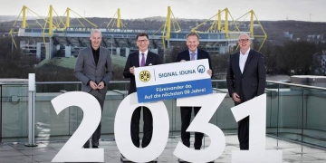 Juntos desde 1974, Borussia Dortmund y Signal Iduna renuevan hasta 2031