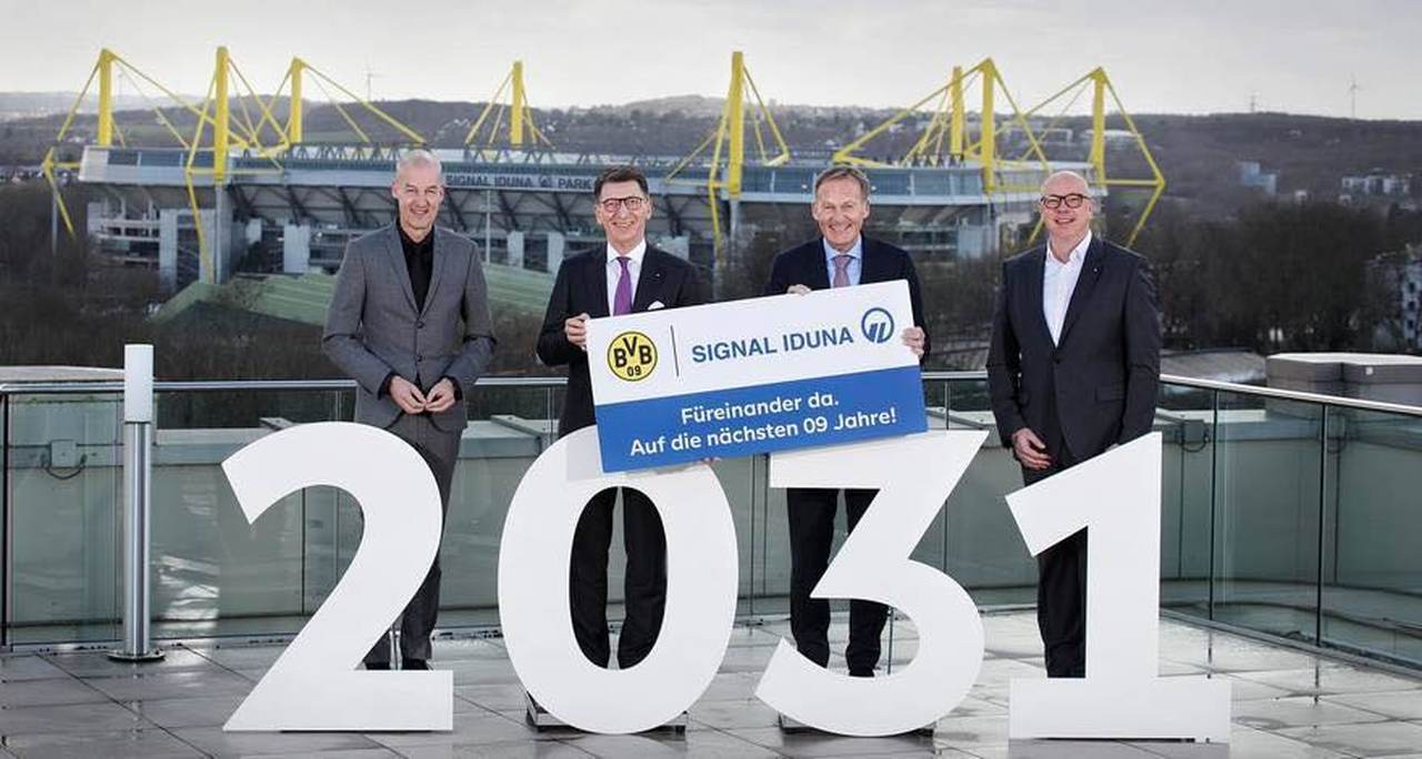 Juntos desde 1974, Borussia Dortmund y Signal Iduna renuevan hasta 2031