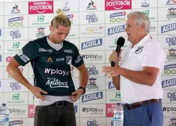 Presentación de Vuletich en el Cali, dorsal y primeras palabras