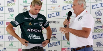 Presentación de Vuletich en el Cali, dorsal y primeras palabras