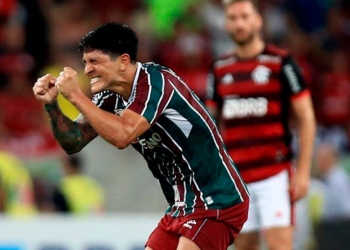 ¡Doblete de Germán Cano en una final con Fluminense!