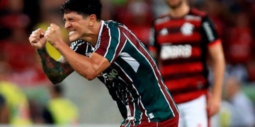 ¡Doblete de Germán Cano en una final con Fluminense!