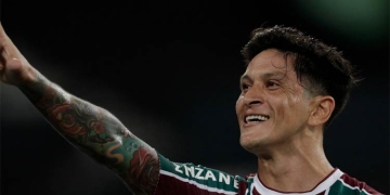 Doblete de Germán Cano en la Libertadores