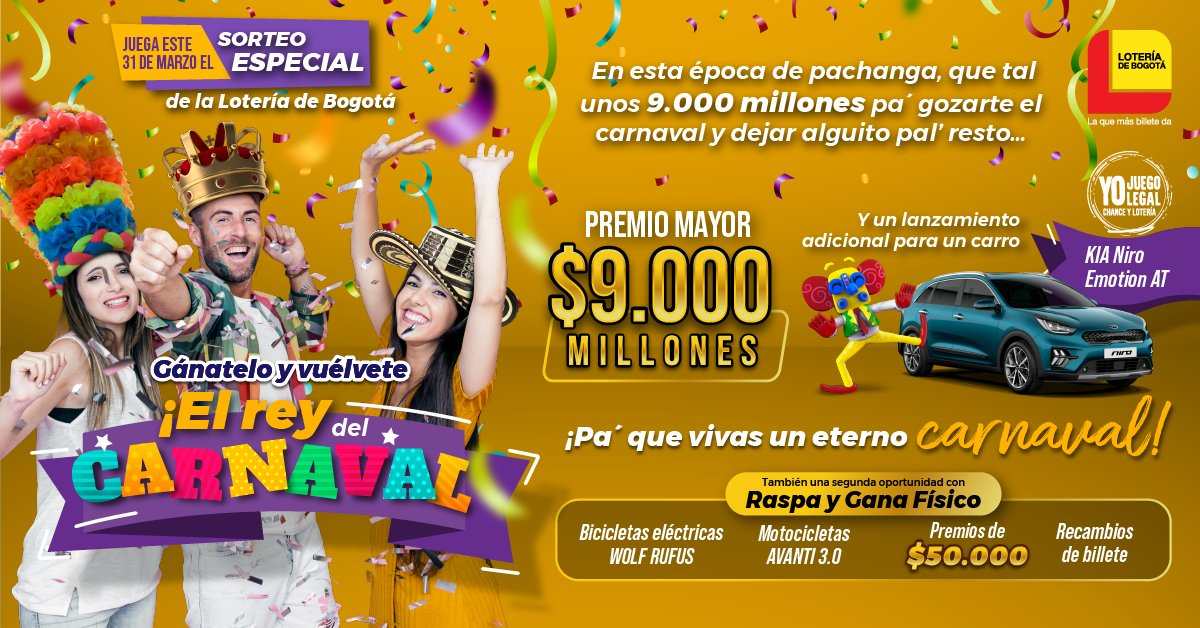 loteria de bogota sorteo del 31 de marzo del 2022