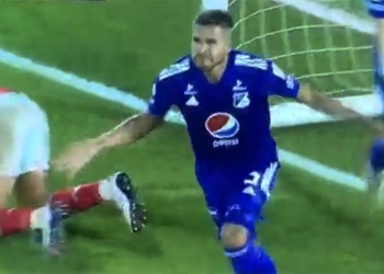 Primer gol de Larry Vásquez en Millonarios: ¡De visitante a Santa Fe!