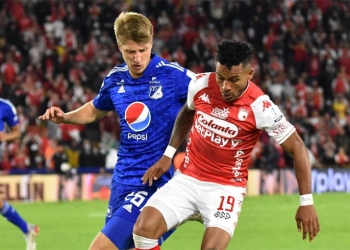 Clásico redondo para Millos: goleada a Santa Fe, otro arco en cero y liderato