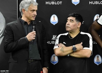 El homenaje de Mourinho para Diego Maradona
