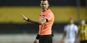 El árbitro del Junior-Unión de Santa Fe en la Sudamericana