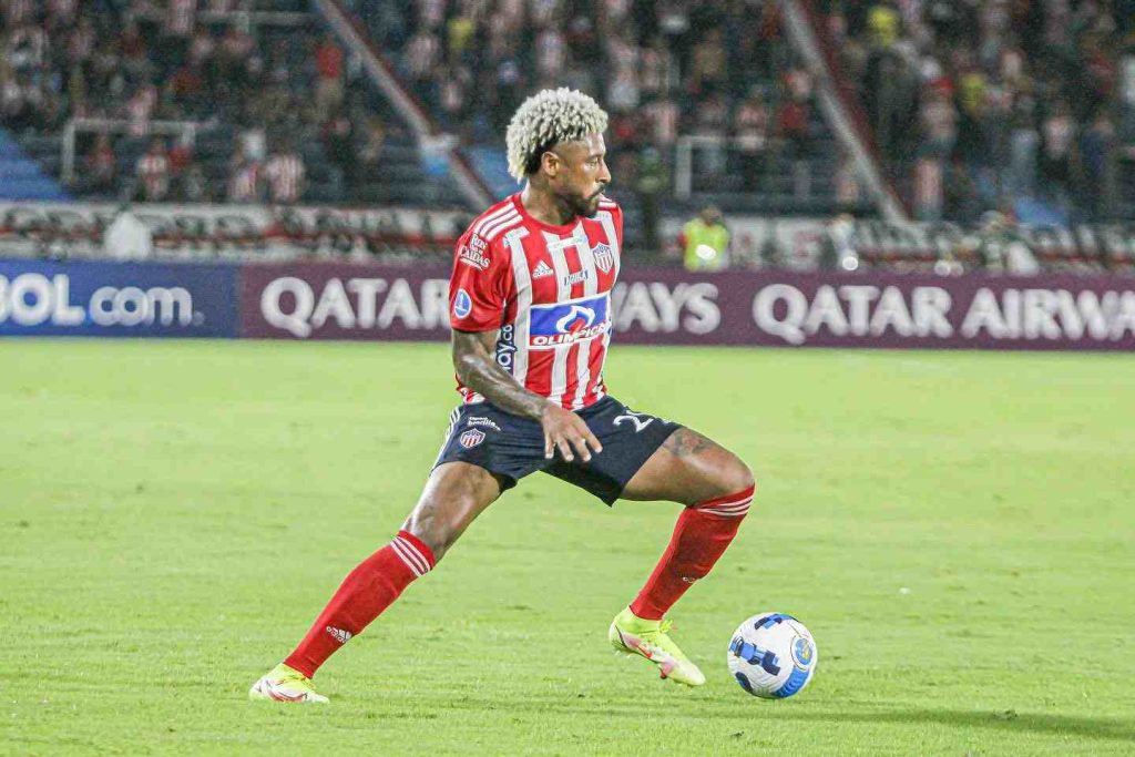 Omar Albornoz y su primer gol internacional