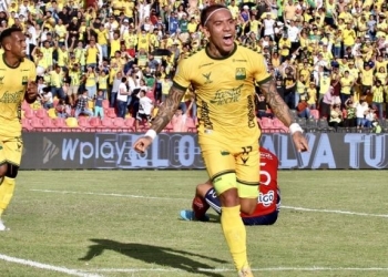 Era el tercer gol de Dayro Moreno ante el DIM, pero…