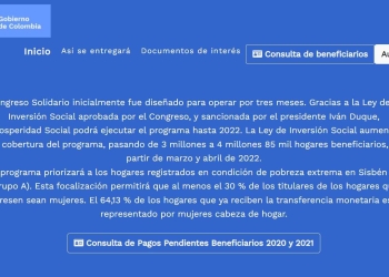 Link del Ingreso Solidario para consultar pagos pendientes