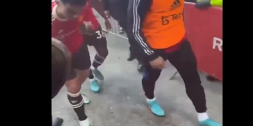 Culpan a Cristiano Ronaldo por tirar el celular de un hincha