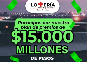 Resultado y sorteo en la Lotería de la Cruz Roja. Abril 19 de 2022