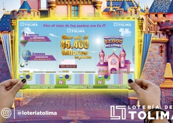 Resultado y número premio mayor, Lotería del Tolima (4 abril 2022)
