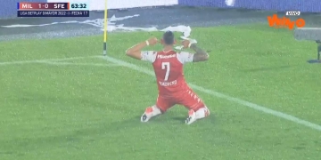 Neyder Moreno: el empate de Santa Fe y gesto a la tribuna