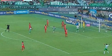 Tocata Verdolaga en el primer gol contra América