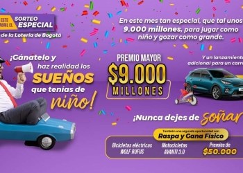 Resultado sorteo Lotería de Bogotá, 28 de abril 2022