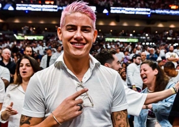 Cambio de look y ahora… ¡Pillaron a James Rodríguez!