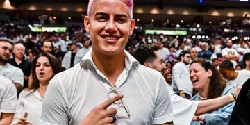 Cambio de look y ahora… ¡Pillaron a James Rodríguez!